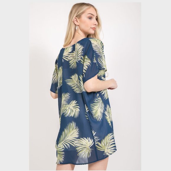 Light & Flowy Poncho Top - Picture 2 of 5